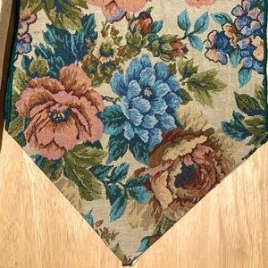 Tapestry look Table Runner 68”L